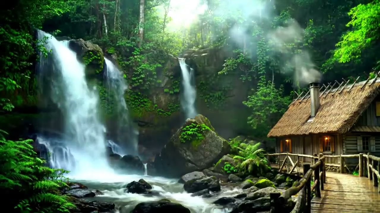 Violin & Mountain Stream Sounds – Peaceful Mind and Restful Sleep