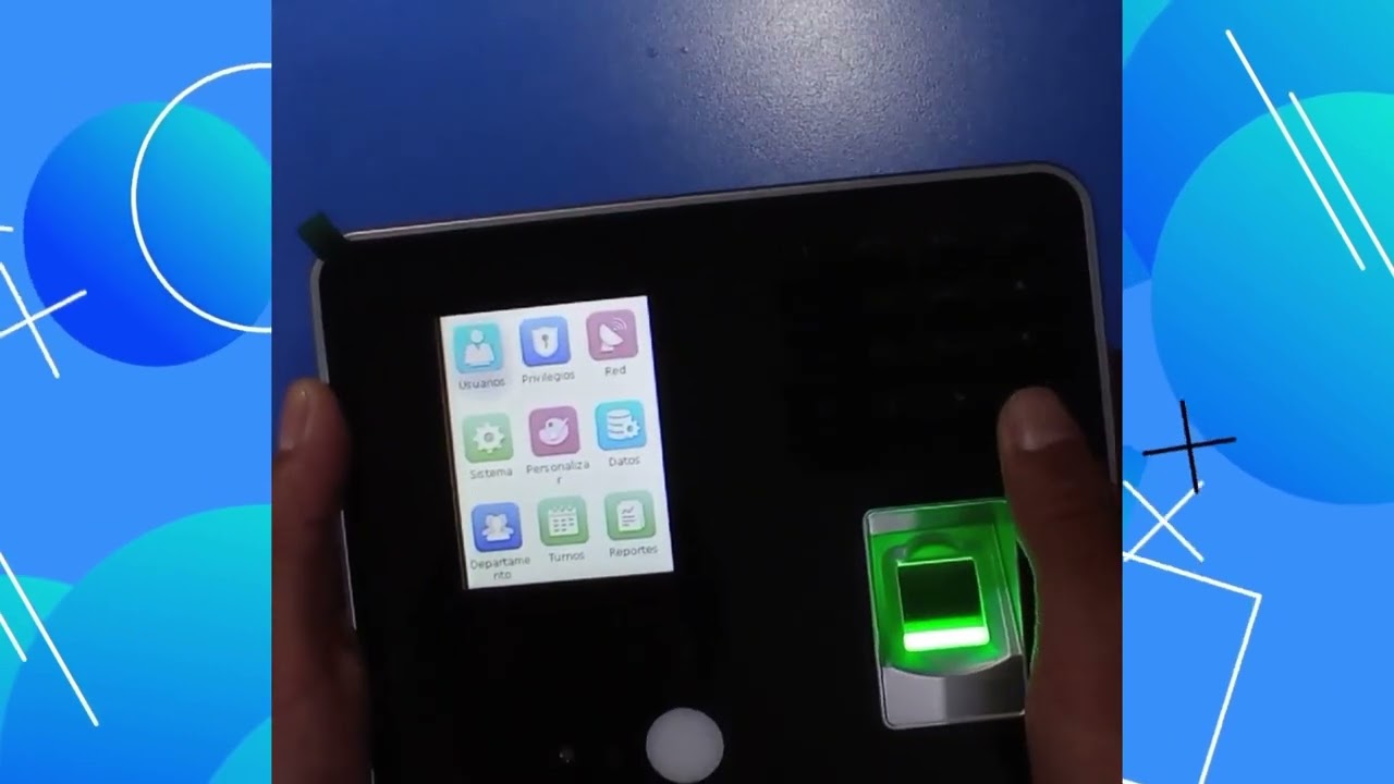 TUTORIAL BIOMETRICO DE CONTROL DE ASISTENCIA ZKTECO MB20-VL