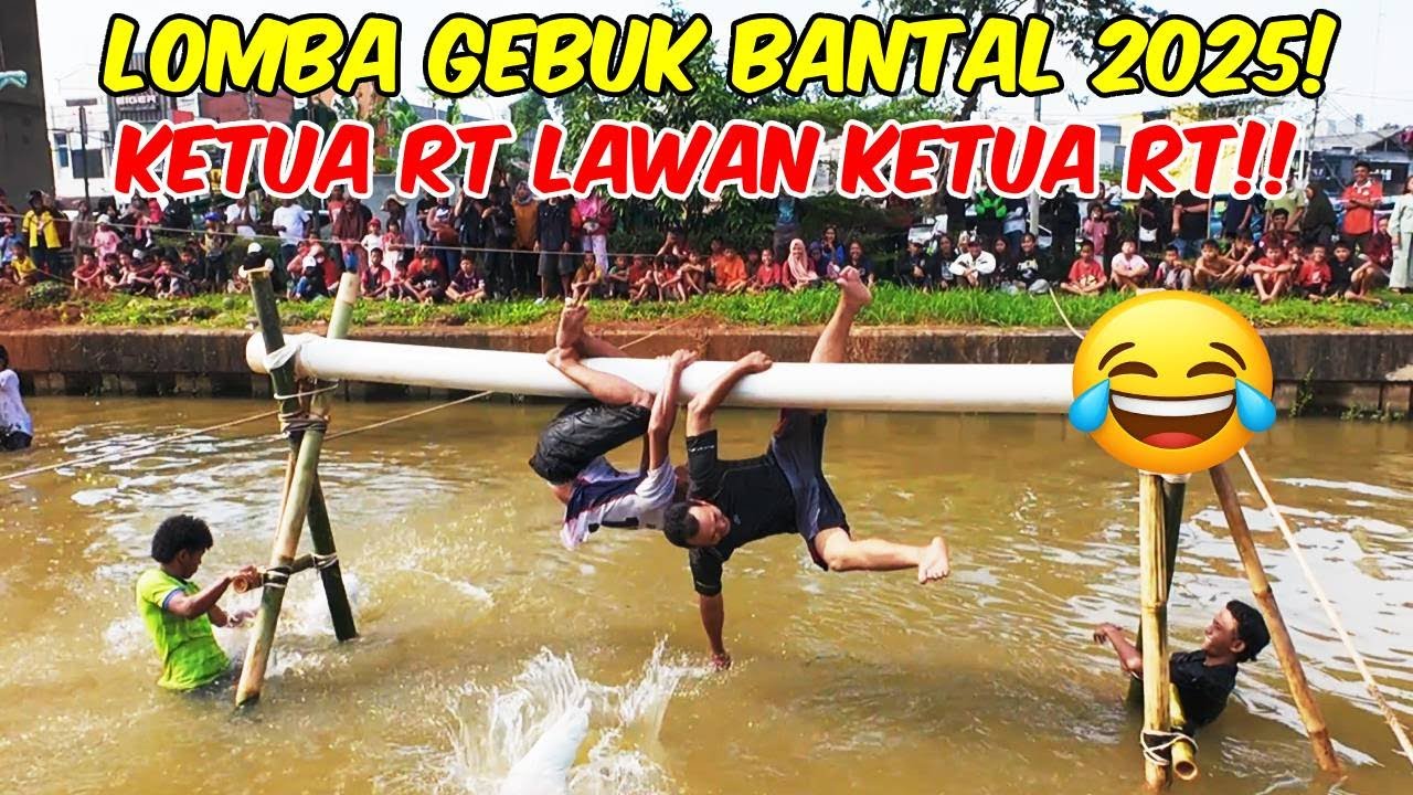LOMBA GEBUK BANTAL SEMARAK KALIMALANG 2025 ! AKSI KETUA RT LAWAN KETUA RT KOCAK! LOMBA 17 AGUSTUSAN!