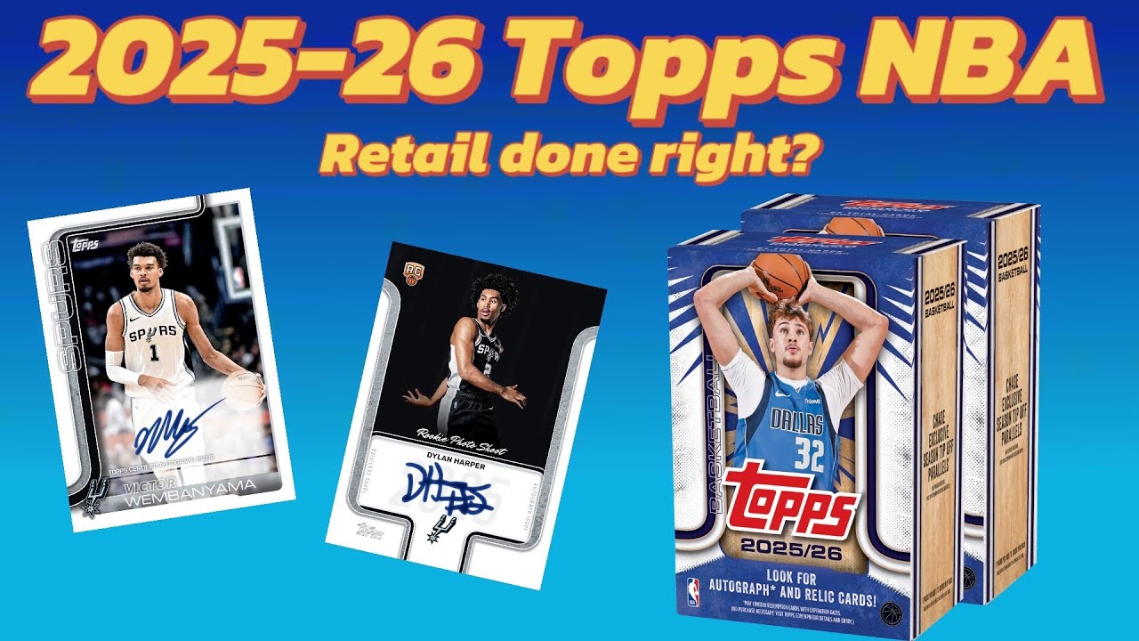 РОЗНИЧНАЯ ТОРГОВЛЯ TOPPS NBA - ЭТО…??? Первый взгляд на коробки Topps NBA Value Boxes сезона 2025...
