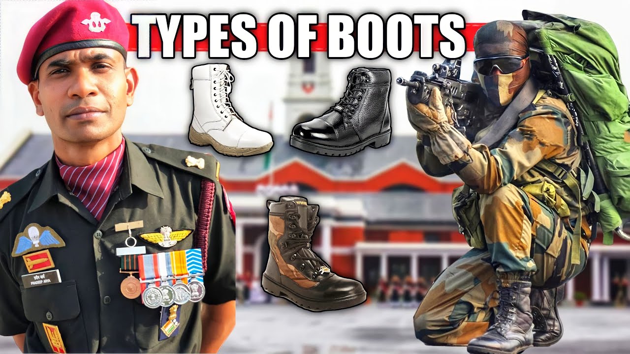 Types Of Military Boots In Indian Army