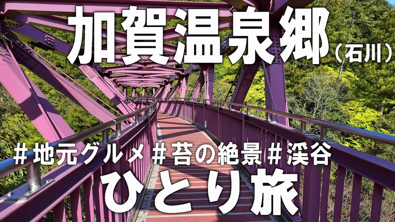 加賀温泉郷（石川）ひとり旅。国内屈指の博物館、新緑と苔の絶景、地元で大人気の町中華、そして日本情緒溢れる山代温泉、山中温泉で癒された一日