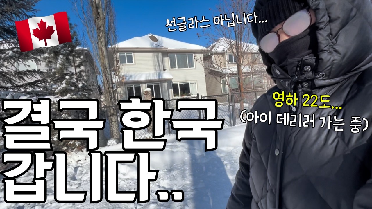 캐나다 떠나려는 이유 vs 남고 싶은 이유