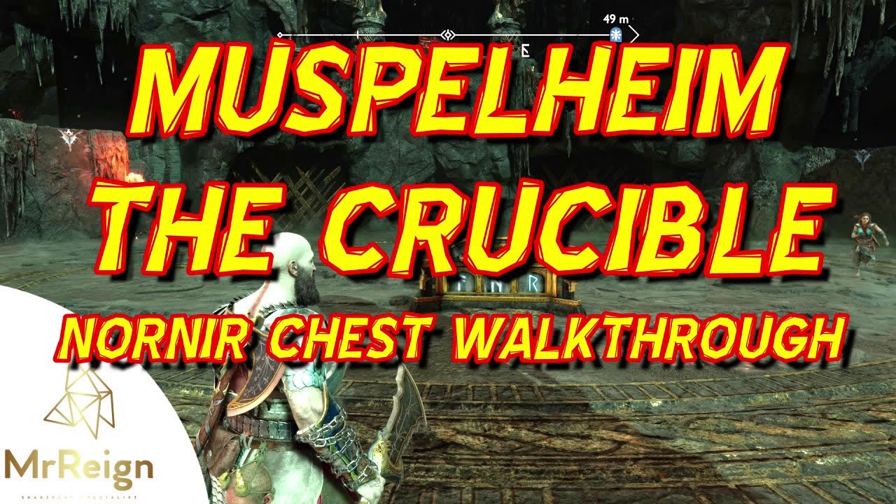 God of War Ragnarok - Muspelheim The Crucible Nornir Chest Walkthrough