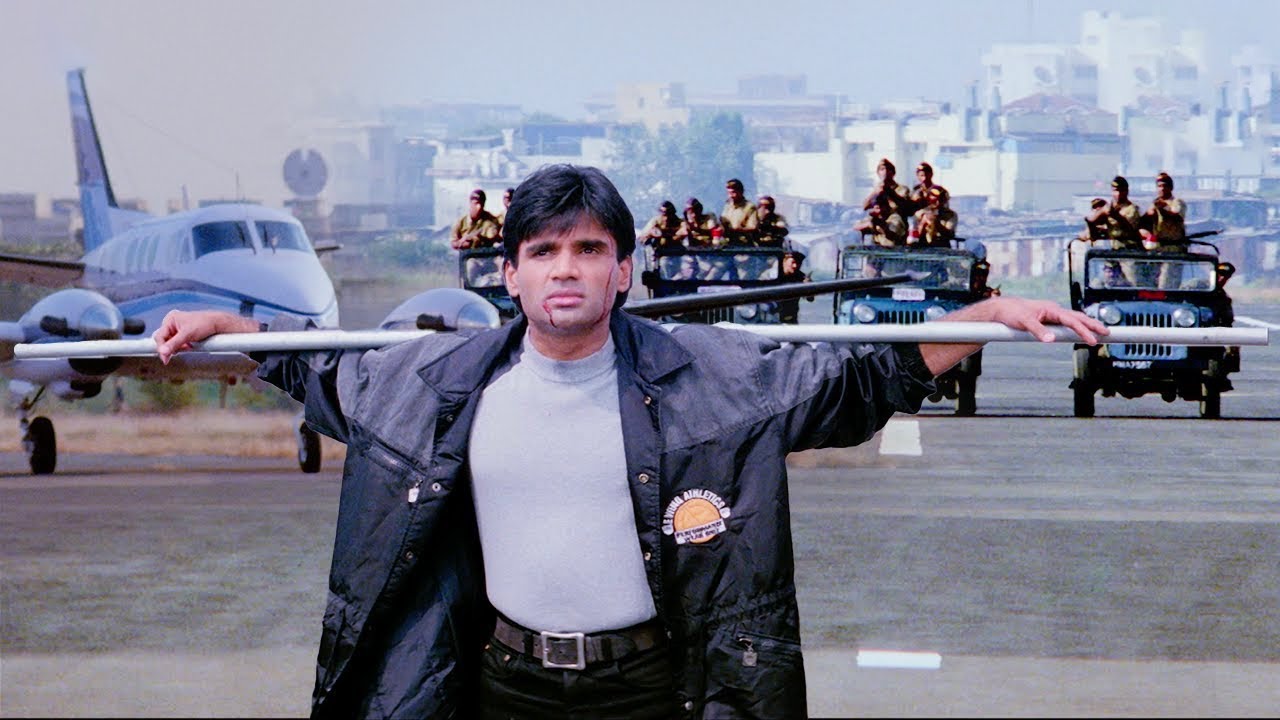 सुनील शेट्टी की धमाकेदार एक्शन मूवी सीन्स | Vinod Khanna, Sunil Shetty, Amrish Puri, Dhaal Movie