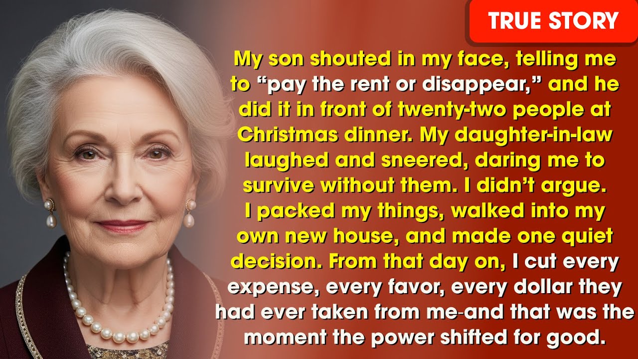 My Son Shouted, “Pay the Rent or Get Out!” on Christmas — What I Said Next Left Him Frozen