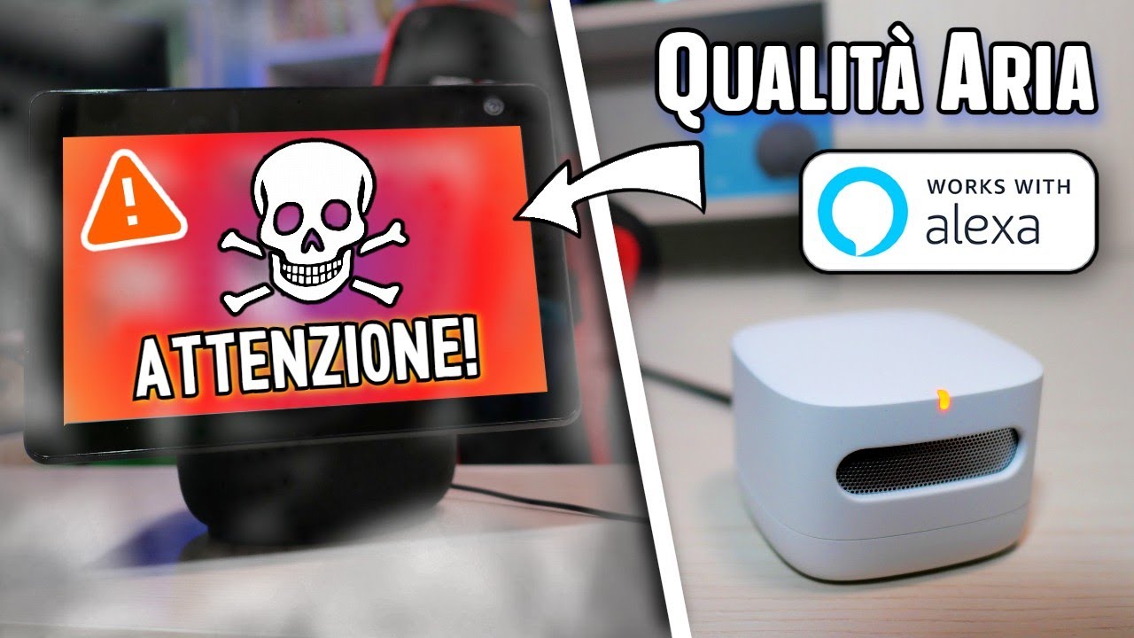 CONTROLLO QUALIT&Agrave; ARIA con ALEXA! Amazon Smart Air Quality