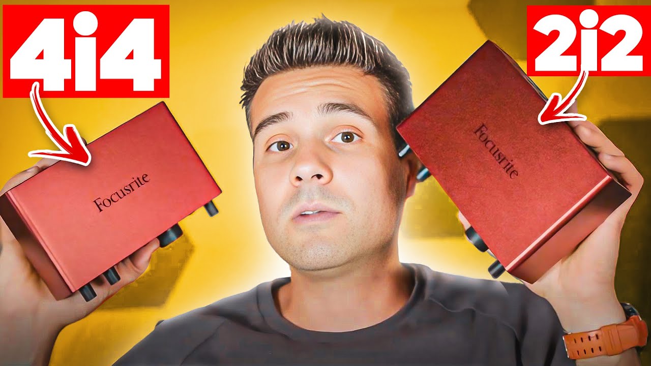 ОСНОВНЫЕ РАЗЛИЧИЯ МЕЖДУ Focusrite 2i2 И 4i4