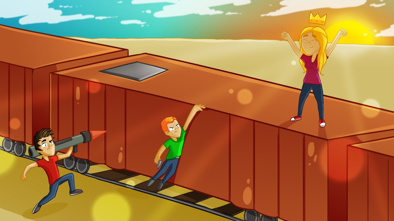 QUEEN OF THE TRAIN! - GTA 5 - GTA 5 Funny Moments