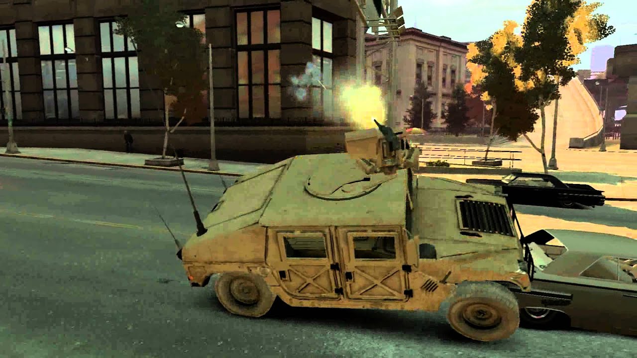Grand Theft Auto IV Remote controlled MG M1114 HMMWV