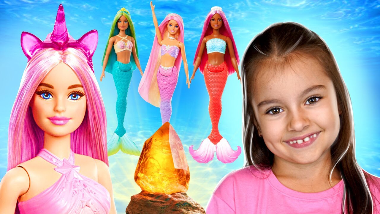 Аріна допомагає Барбі Русалкам 🧜‍♀️ та 🦄 Барбі Єдиноріжці врятувати їх фантастичний світ