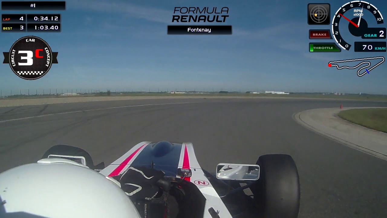 Fontenay le Comte Formule Renault 2.0 en 1'02