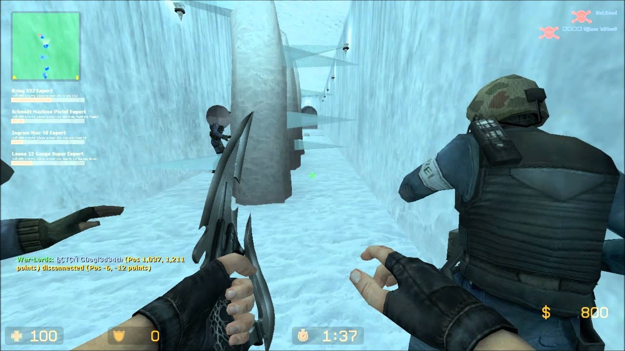 CSS Iceworld Deathrun Walktrough (AWP Ending)