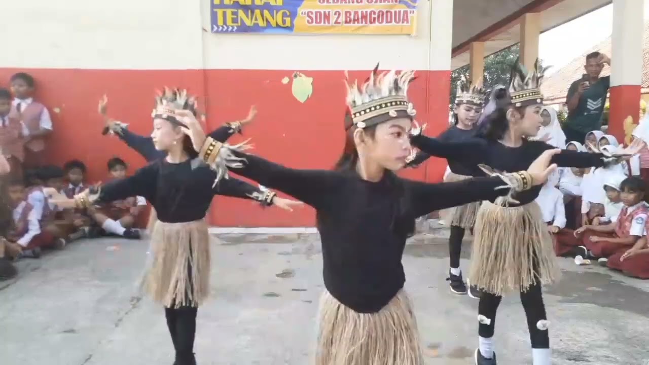 Praktik Seni Tari Kelas 1A dan 1B SDN 2 Bangodua 🤩