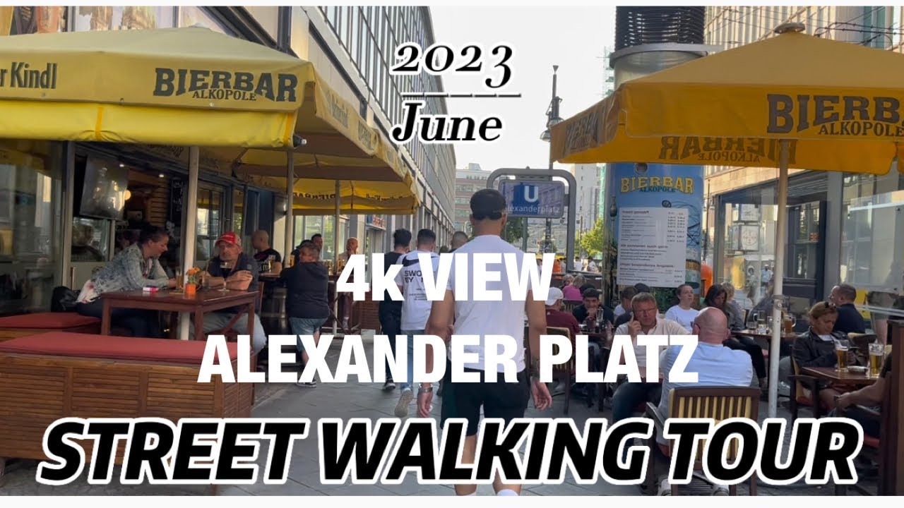 4k ALEXANDER PLATZ BERLIN | Street Walking Tour | Germany