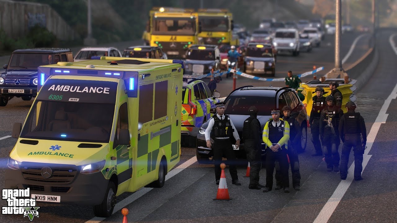 CRAZY Active SHOOTERS in VAN Pursuit! | London Met Police SCO19 Firearms - GTA 5 LSPDFR #74