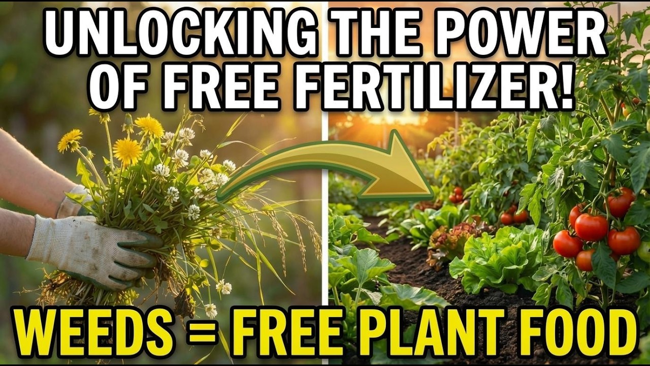 This Weed Fertilizer Trick Will Save You Hundreds on Garden Fertilizer!