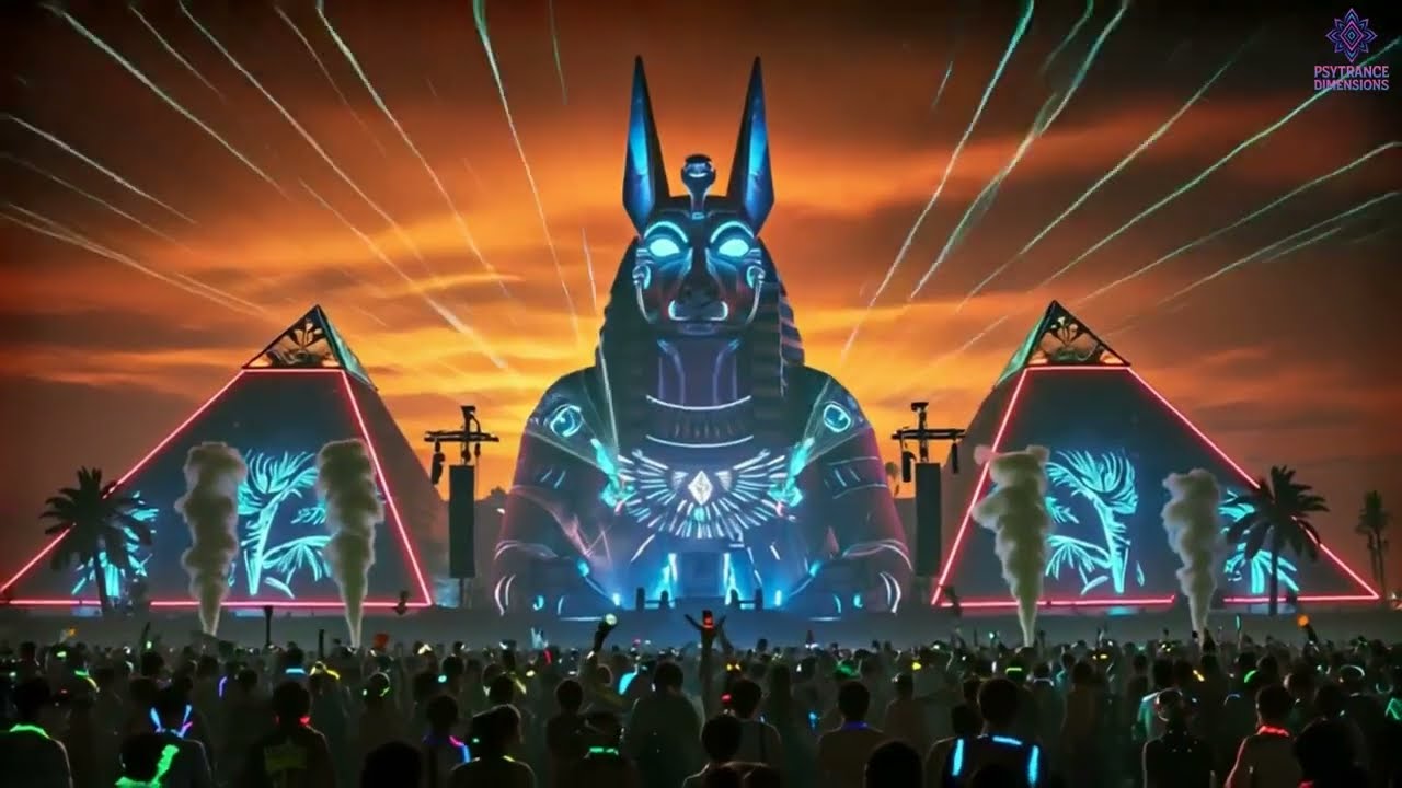 ANUBIS TRANCE FESTIVAL 2025 ⚡ Full On Psytrance Set + Spiritual Journey Through Egypt Pyramids