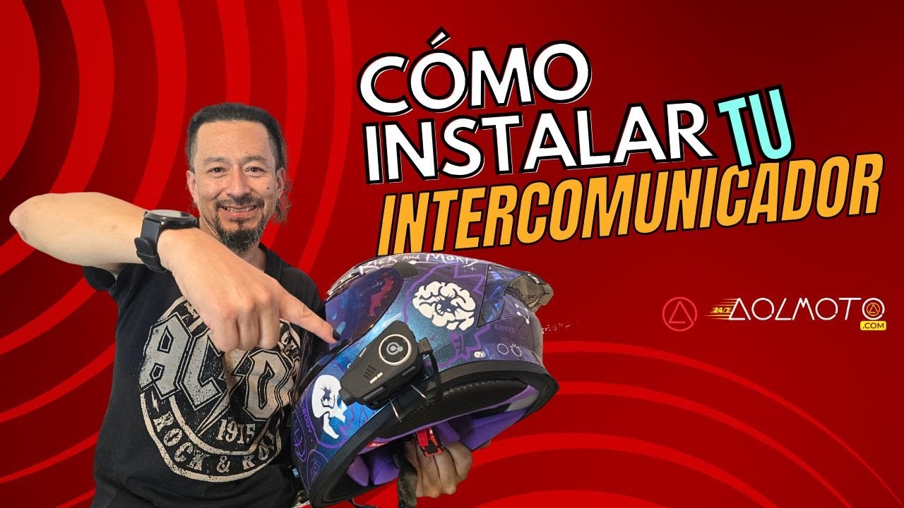 ¿Cómo instalar el intercomunicador de cámara Q28 2X en tu casco?