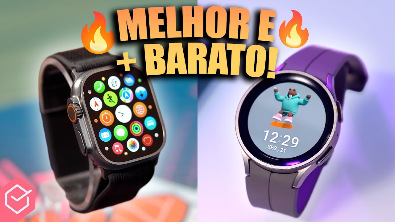 Apple Watch vs. Galaxy Watch //🔥 qual melhor SMARTWATCH em 2023? Quem tem MELHOR SISTEMA?