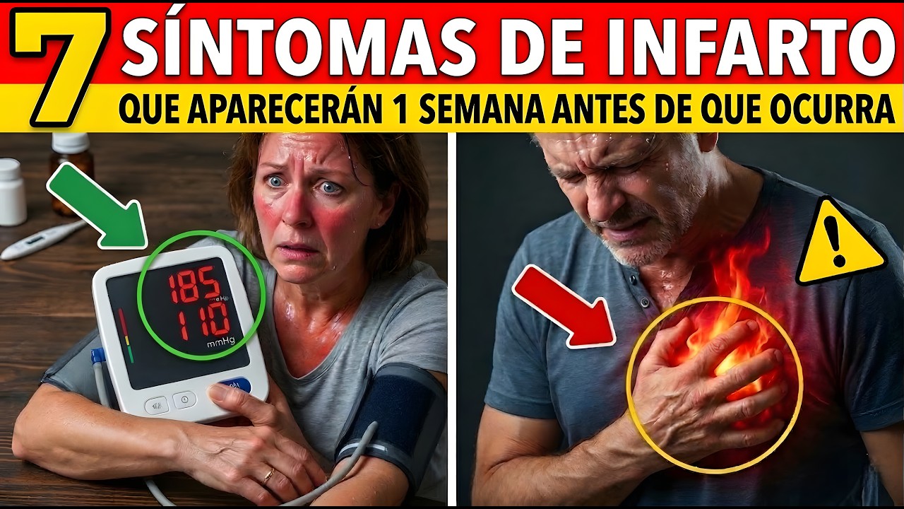 90% de los INFARTOS Avisan una Semana ANTES: ¿Tienes este SÍNTOMAS en el BRAZO?