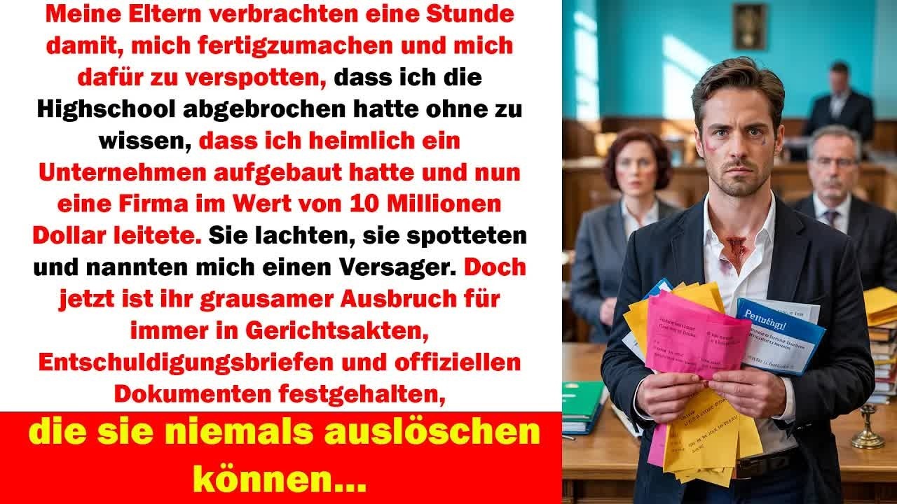 „Eltern nannten mich Versager – ohne zu wissen, dass ich heimlich eine 10-Millionen-Firma leitete“