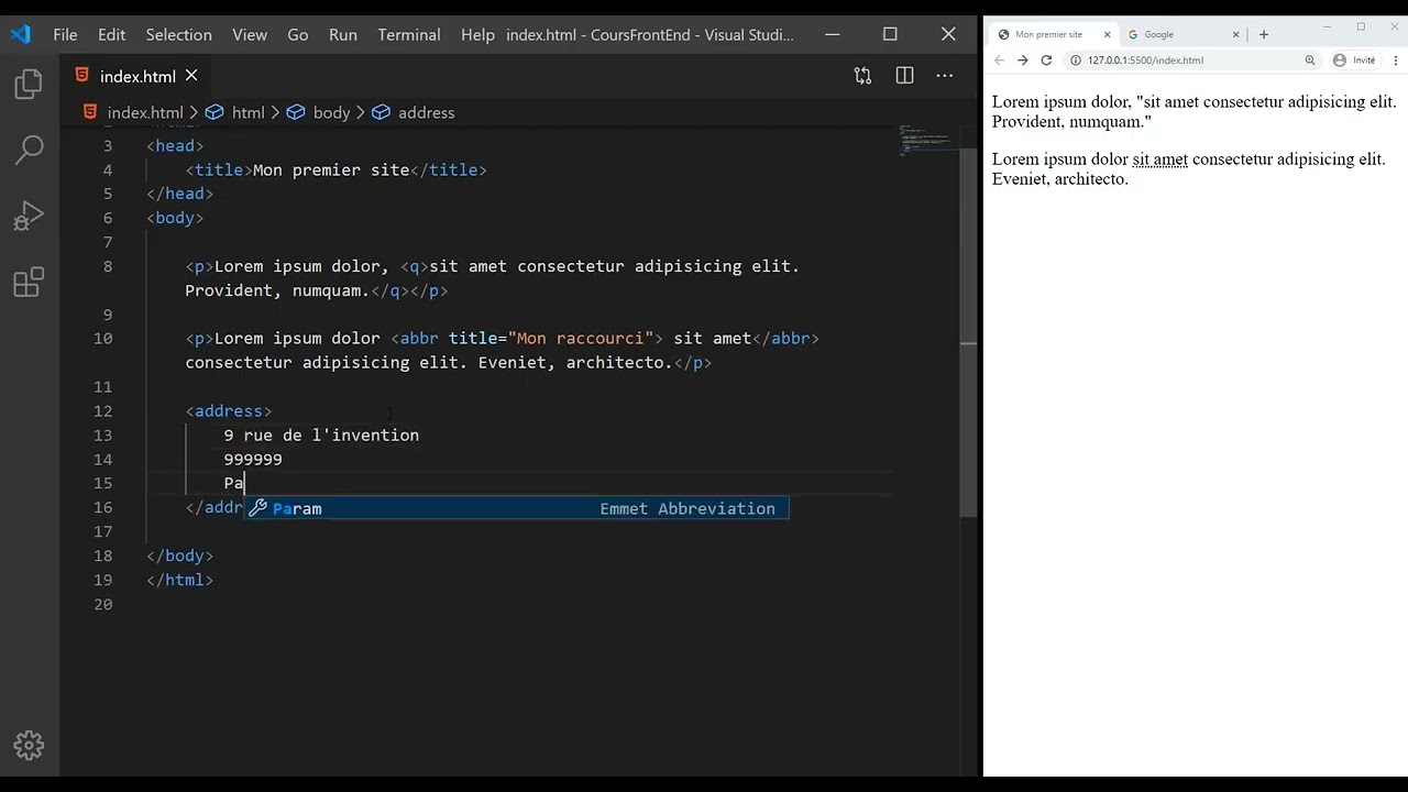 15 Gérer le texte en HTML