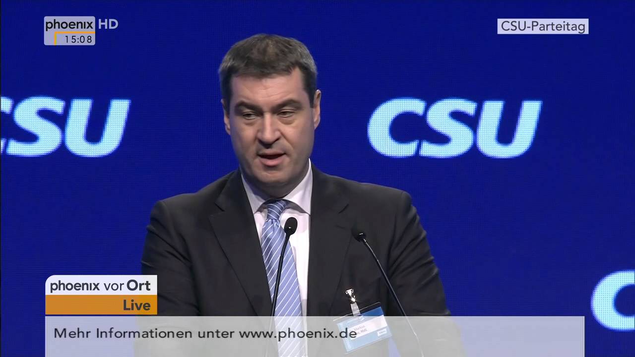 CSU-Parteitag: Aussprache zum Leitantrag Integration mit Markus Söder am 20.11.2015