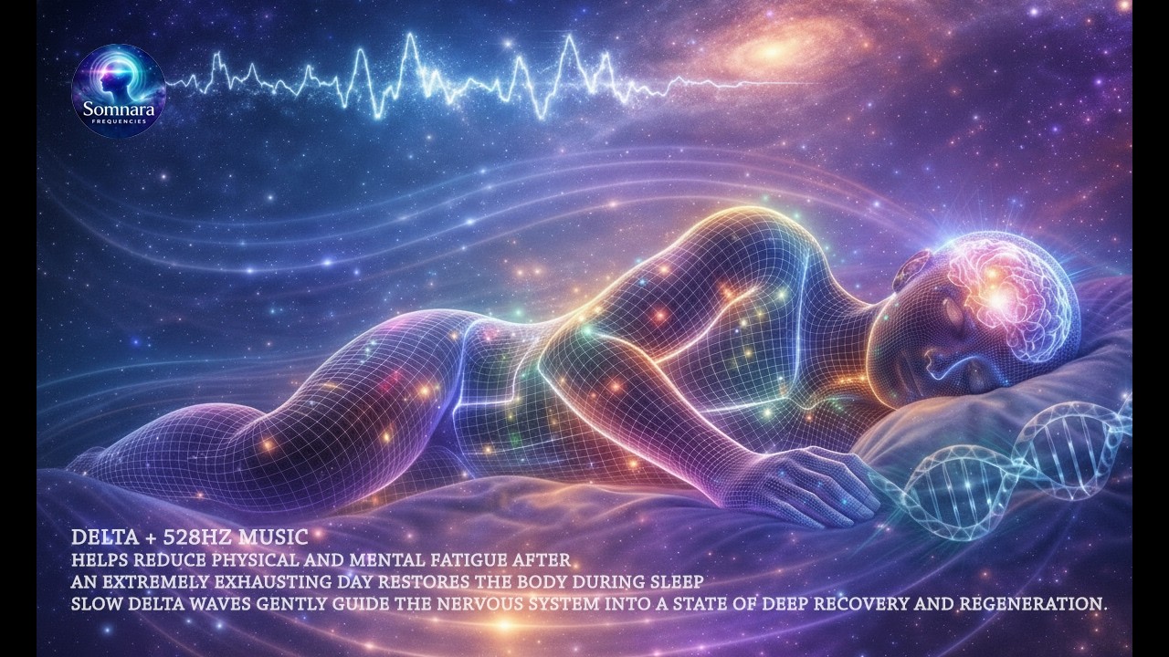Delta + 528Hz Music | Restores the Body During Sleep | Healing Frequencies