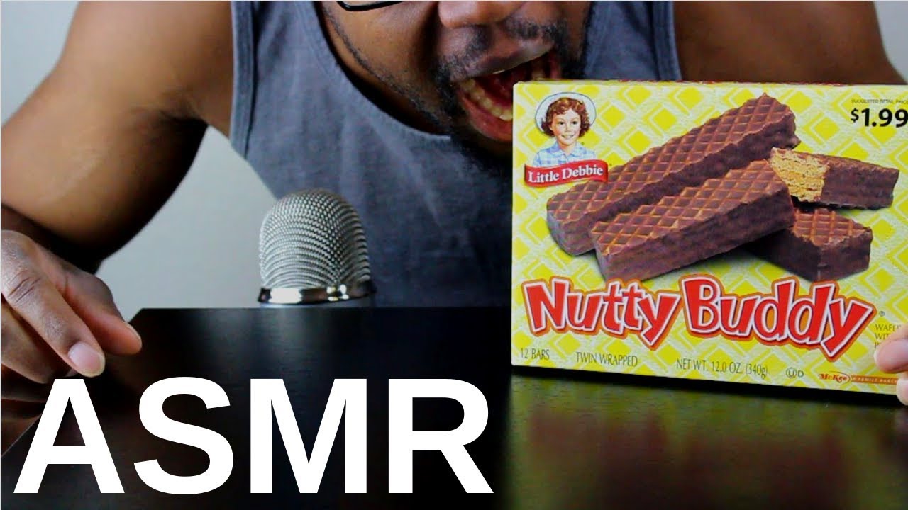 ASMR EATING NUTTY BUDDY BARS NO TALKING ( crunchy mouth sounds ) | ASMR TY