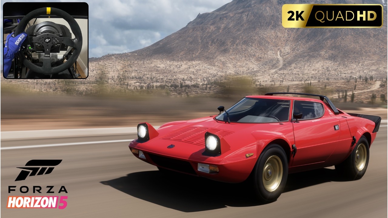 Lancia Stratos - Forza Horizon 5 | Thrustmaster T300RS & TH8A (SÓ PILOTO RAIZ AGUENTA ISSO!)