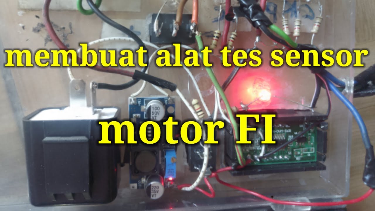 membuat alat tes semua sensor motor injeksi //SIS KDR CHANNEL