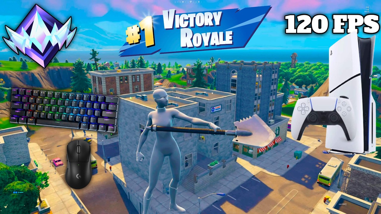 Fortnite Unreal Ranked Reload Gameplay on PS5 | Keyboard & Mouse | 120FPS 4K