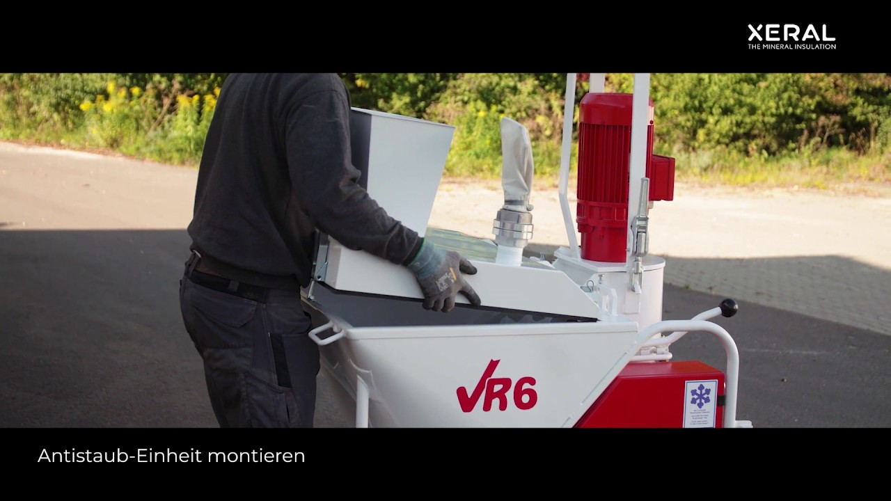 XERAL Verarbeitungsvideo | Putzmaschine einrichten