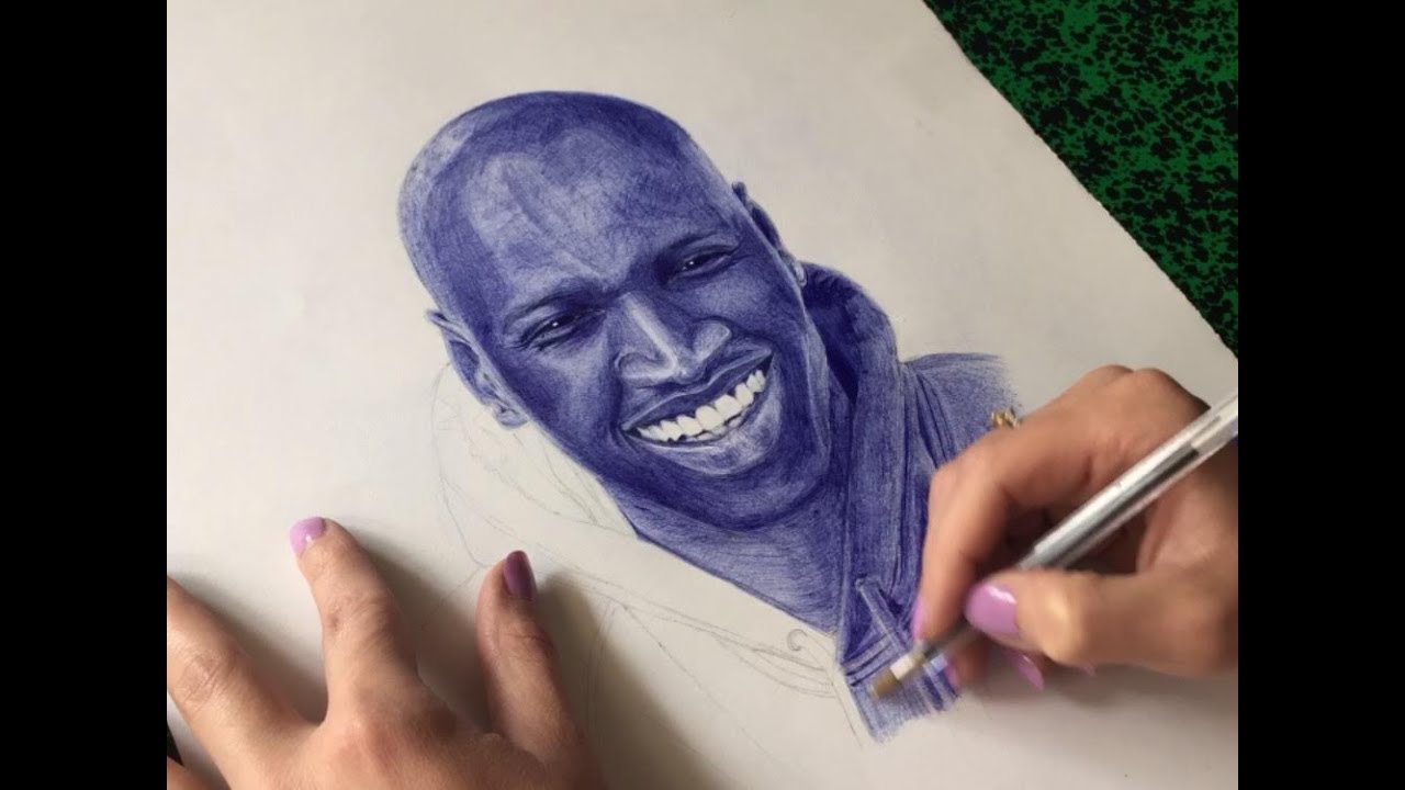 DESSIN AU STYLO BIC - OMAR SY