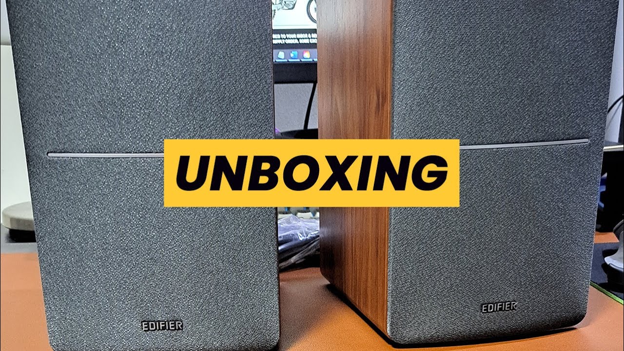 Quick Unboxing of Edifier R1280DB Bluetooth Speakers + How to Connect Left & Right Speakers 🎶🔊