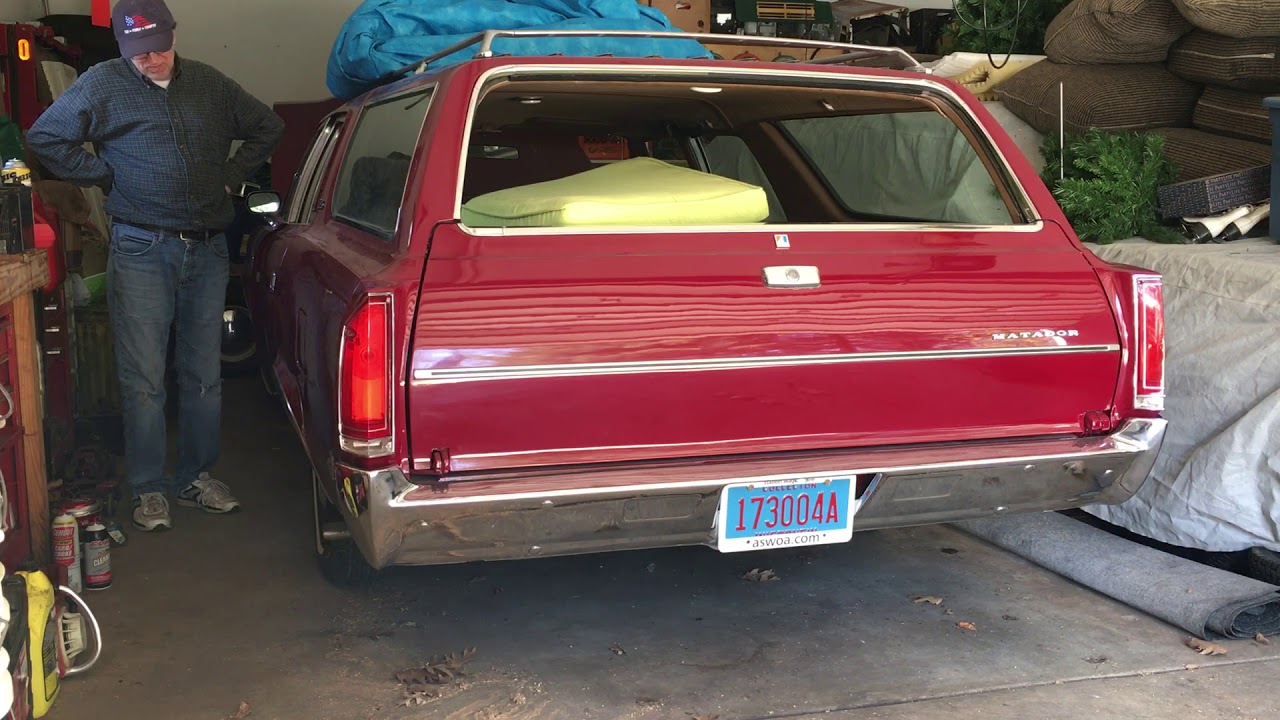 1972 AMC Matador Wagon first start of 2020