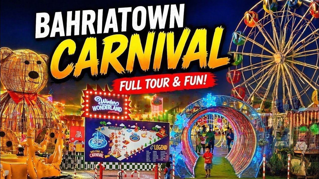 Bahria Town Carnival Full Vlog 🎡 | Amazing Rides & Food 😍