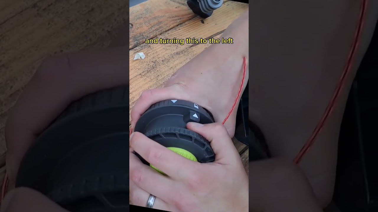 Снятие головки сорняка Ryobi 40V Weed Eater