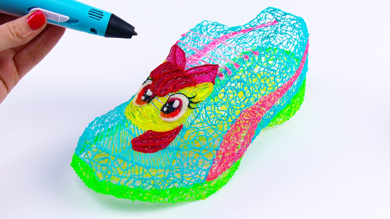 Apple Bloom Shoes Drawing with 3D PEN ! My Little Pony