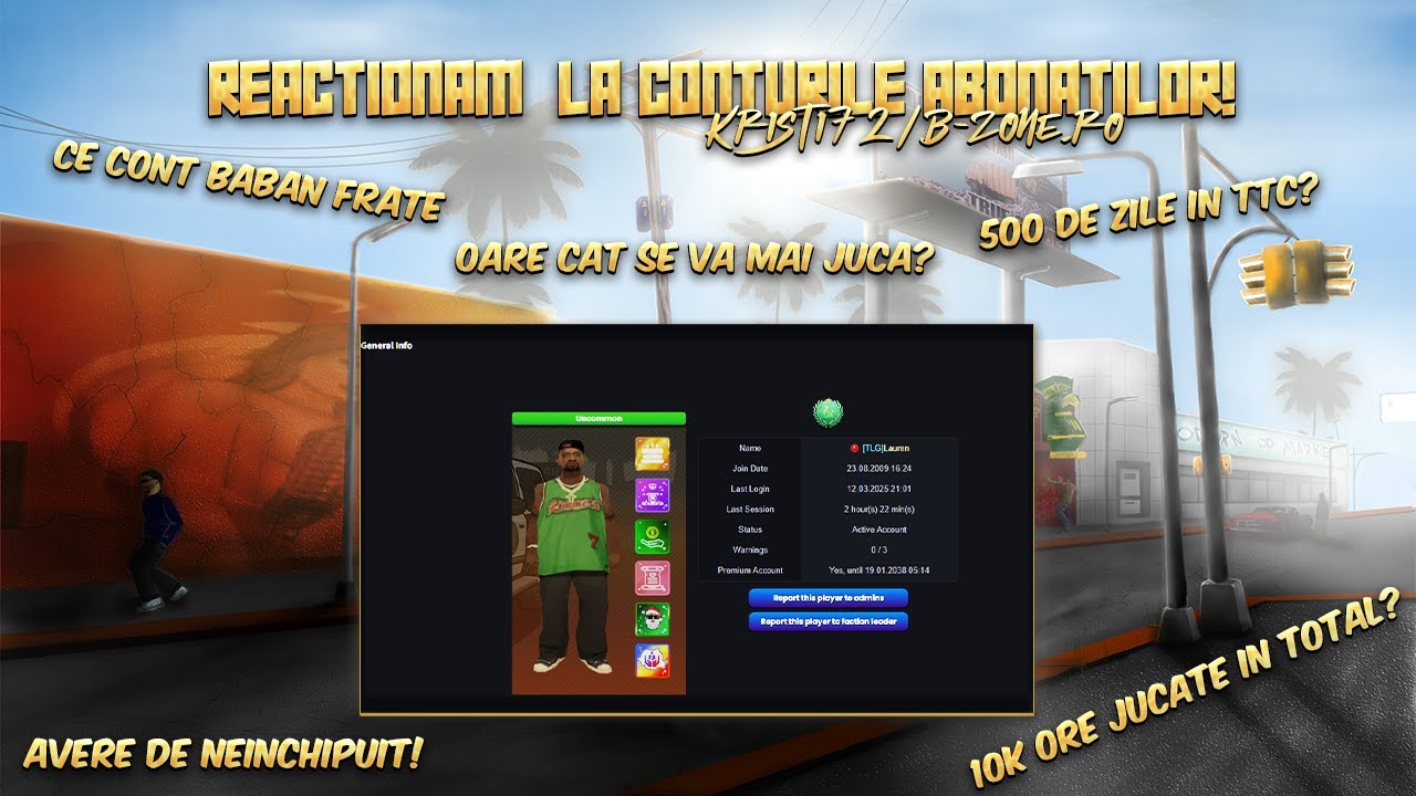 CEL MAI ACTIV CONT DE PE B-ZONE! REACTIONEZ LA CONTURILE ABONATIOR! #15