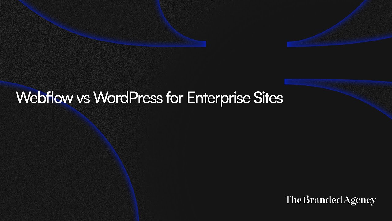 Webflow Vs Wordpress For Enterprise Sites In 2026 &mdash; Which Should You Pick
