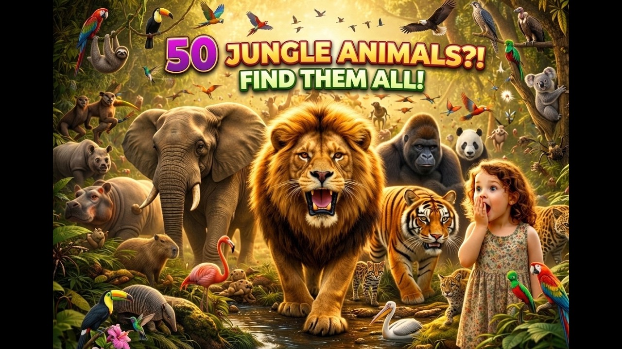 50 Amazing Animals and Their Sounds! Learn with Tina 🦁 | Vol 1
