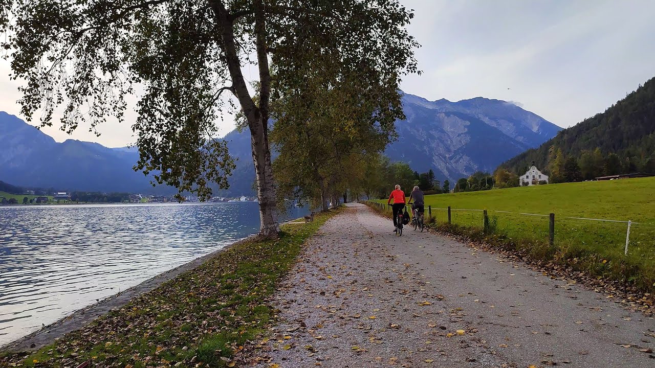 Achen Lake Fall 2021 AUSTRIA &bull; Real Time Virtual Walking Tour Ambiance in 4K ASMR