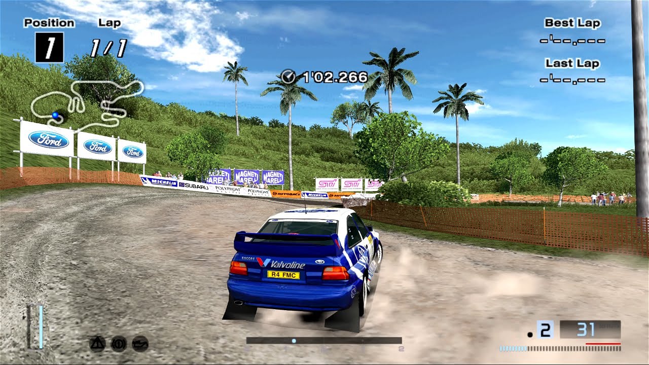 Gran Turismo 4 is Everything You want from a Racing Game... - Tahiti Maze Ford Escort Rally Car