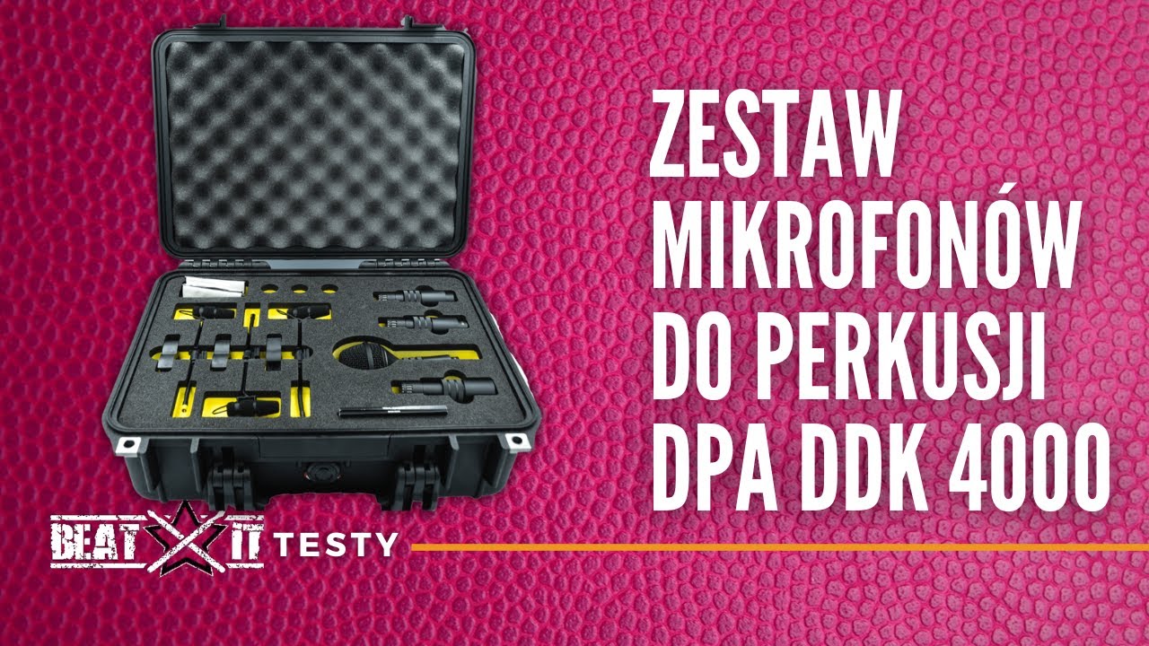 Najwyższej klasy zestaw mikrofon&oacute;w do perkusji DPA DDK 4000 I TEST na kanale Beatit TV