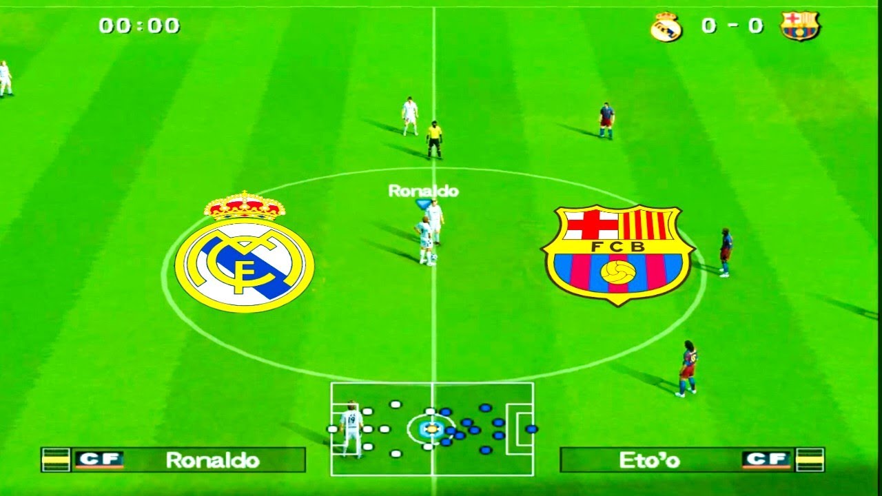 Winning Eleven 10 - Real Madrid VS Barcelona I PS 2
