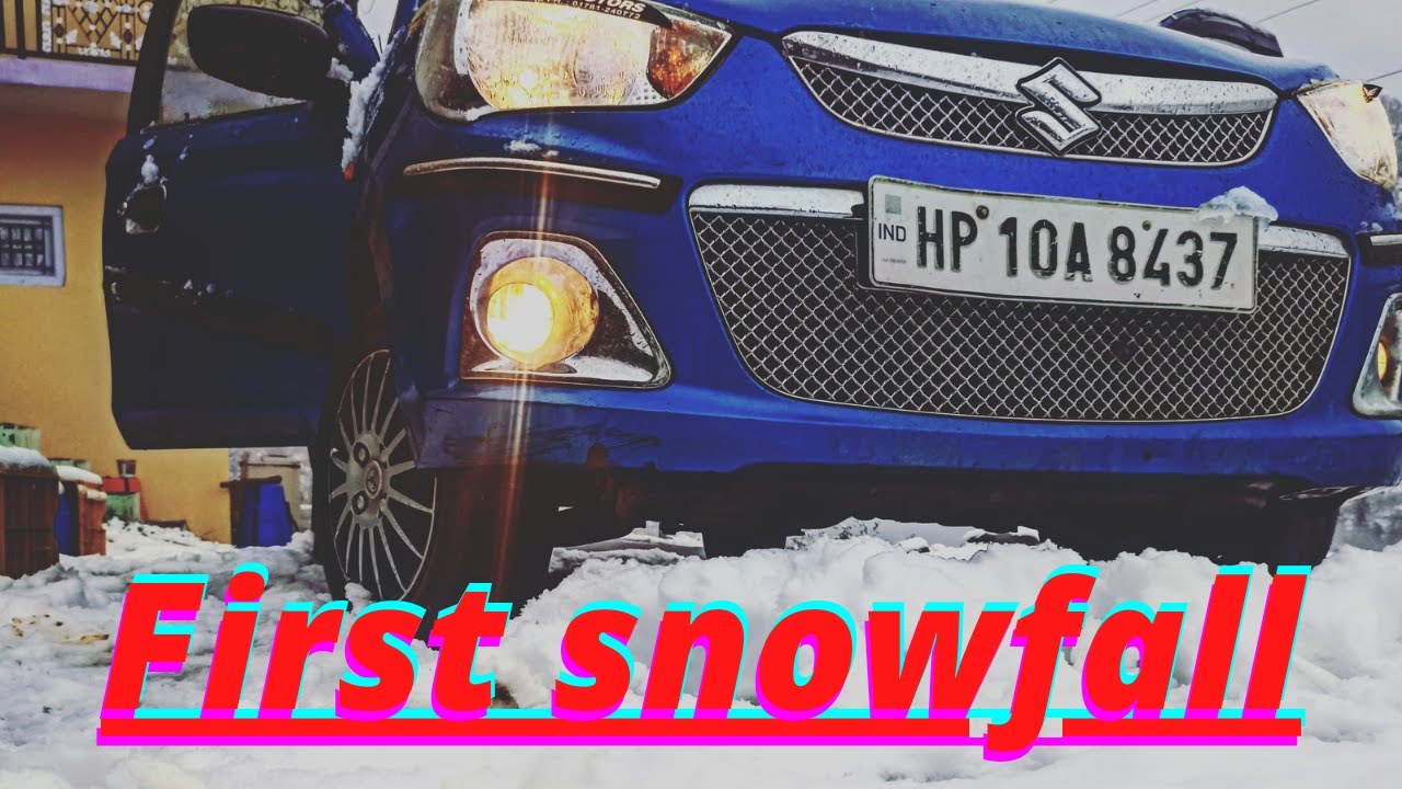 🥰First Snowfall in my😍 village