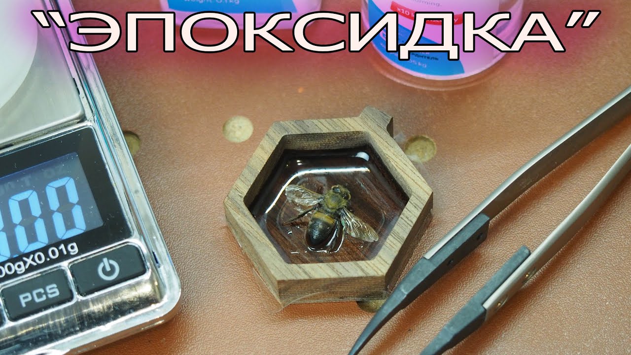 Пчела в смоле!!! ВнеОчередной эксперимент ))