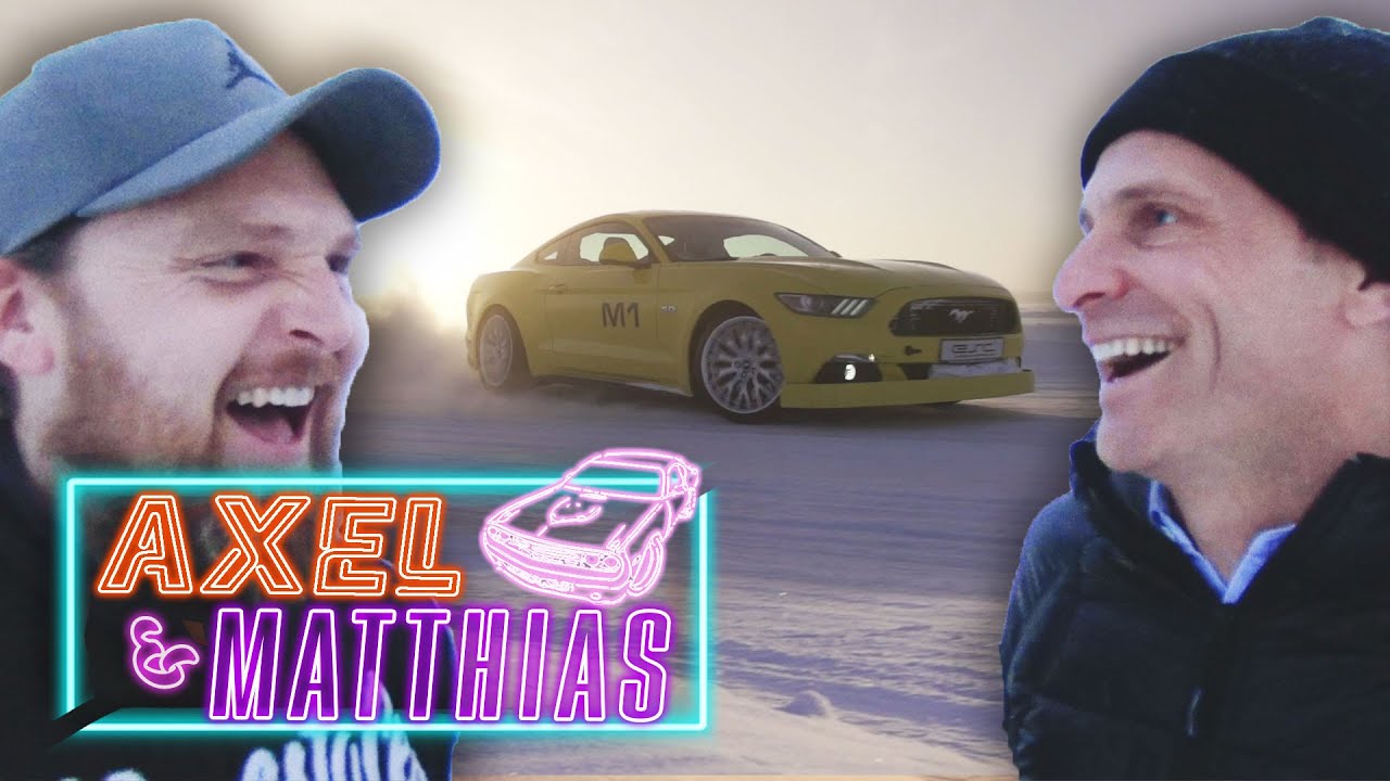 Ford Mustang vs. McLaren 540c | Wir jagen den Mustang übers Eis |  | Axel & Matthias
